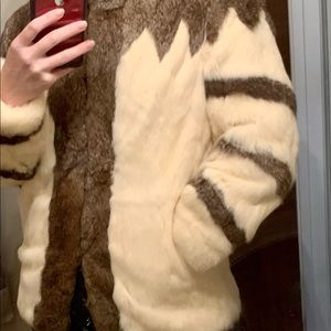 Sergio Unique rabbit fur coat